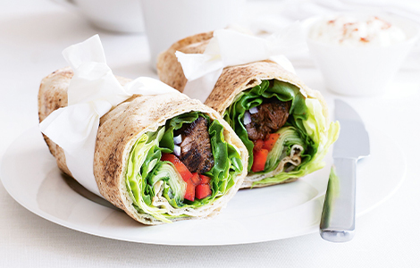 Lamb Shish Wrap